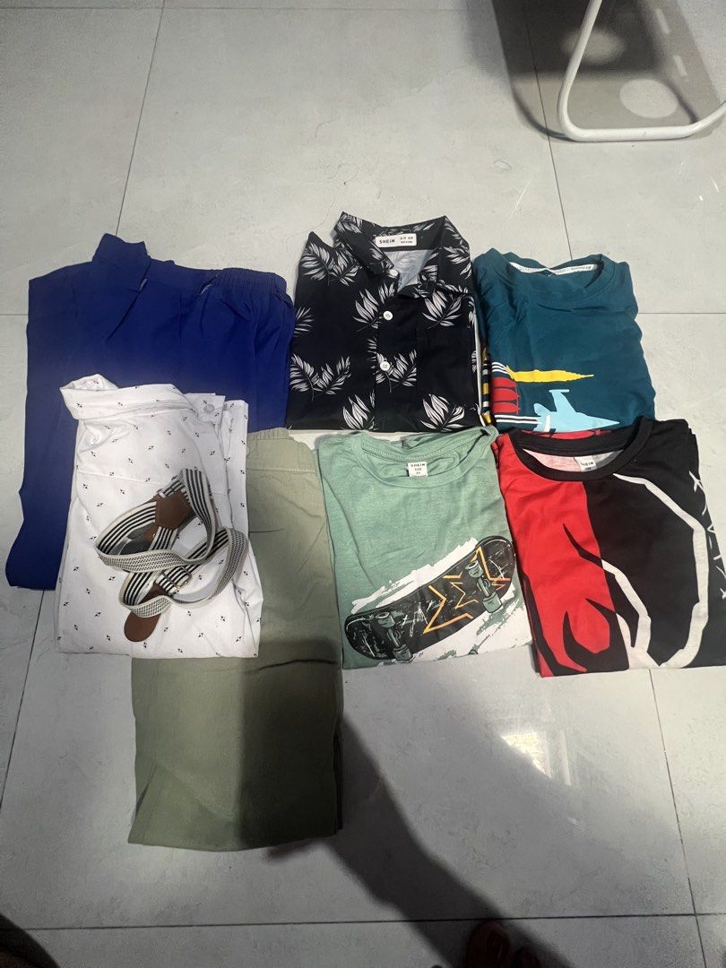 Bundle of 7 +polo short (Category: Babies & Kids Fashion) located in Quezon City. Submitted by zkdtzddz12081029 (Listing ID 1459530043, Image 2). Description: For 8 to 9 years old kids clothes for boys 4 items used once 3 items used more than twice One item is new Pre own .