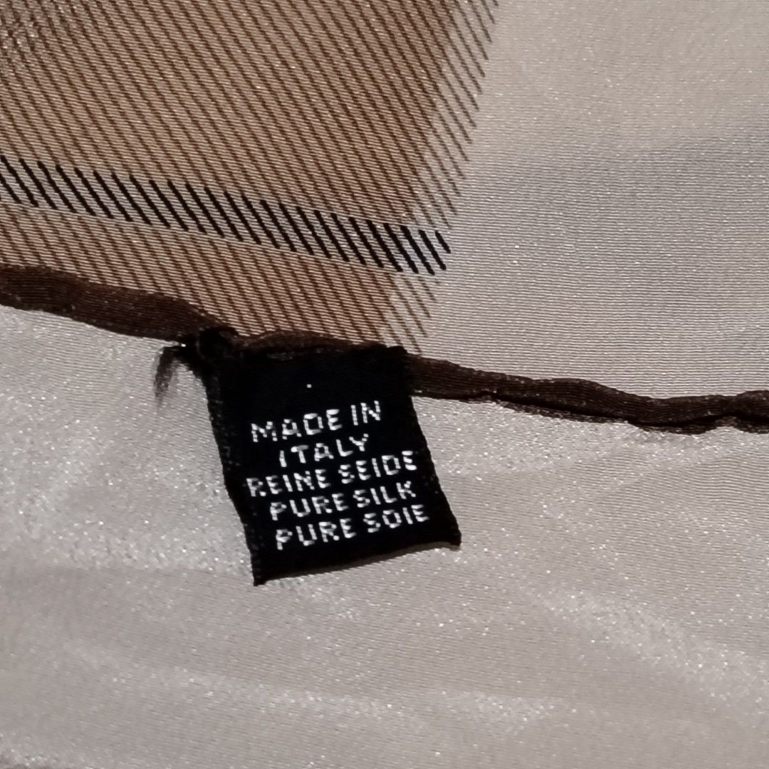 BURBERRY (Category: Scarves) located in Davao. Submitted by hankiescarveshawls. (Listing ID 1459536427, Image 3). Description: 29 x 29 Inches Hand Rolled with tag.