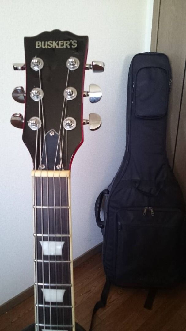 Buskers Les Paul Electric Guitar (Category: Musical Instruments) located in Caloocan City. Submitted by chuyla (Listing ID 1459642258, Image 2). Description: Buskers Les Paul Cherry Burst. Excellent condition. Pwedeng pwede sa maselan. From japan. PM for inquiries. .