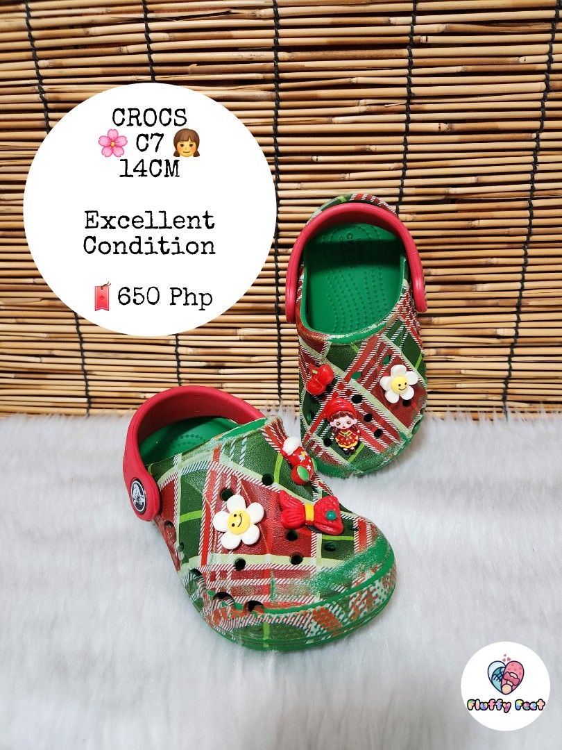 C7- Preloved Original Crocs for Kids (Category: Babies & Kids Fashion) located in Navotas City. Submitted by FluffyFeet (Listing ID 1459573472, Image 1). Description: NEW ARRIVAL❗️ This is a PRELOVED ORIGINAL CROCS FOR KIDS❗️❗️ Please manage your expectations ❤️ 📌Strictly MINE NOW, PAY NOW ONLY❗️ (Unless suki na po na maayos kausap at iwas cancellation) 📌You may ask for other photos before placing order/s STRICTLY NO RETURN, NO EXCHANGE UNLESS 