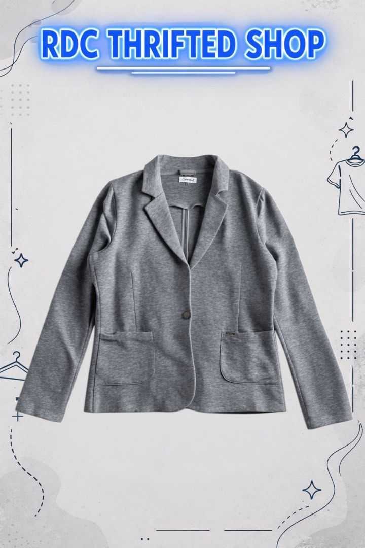 Calvin Klein Coat (Category: Coats, Jackets and Outerwear) located in Las Pinas. Submitted by rdcthriftedshop (Listing ID 1459599309, Image 1). Description: 📦 CALVIN KLEIN cotton coat Size Large on tag Width: 20 Length: 25 Color rate: 10/10 Condition: Good as new condition NO ISSUE .