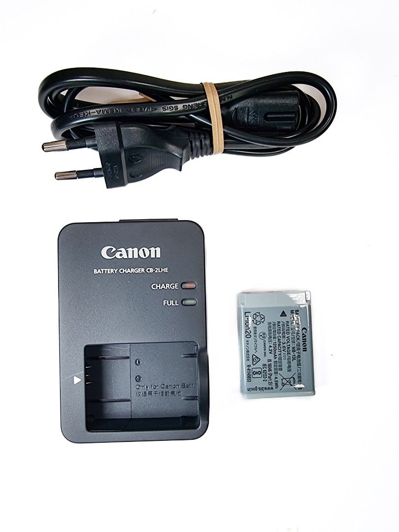Canon G7x Battery & Charger (Category: Batteries & Chargers) located in Baguio. Submitted by acreoscamera (Listing ID 1459577199, Image 3). Description: Canon G7x Battery NB-13L (Original) ✨️📸 Price: 3,990.00 Original 100% If proven fake ito, libre nalang guys Battery Capacity: 1250 mAh / 4.5 Wh ✨️Compatible Cameras: Canon G5x, G5x II Canon G7x, G7x II, G7x III Canon G9x, G9x II Canon SX620 HS, SX720 HS, SX730 HS, SX740 HS ⛩️Location: Baguio Cit