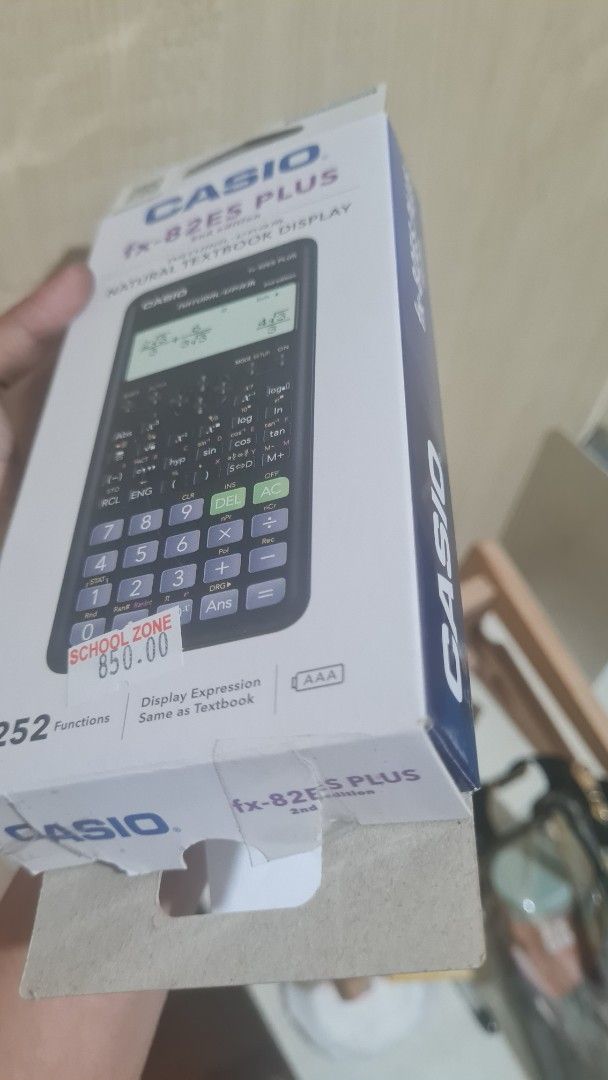 CASIO fx-82ES PLUS 2ND EDITION (Category: Office & Business Technology) located in Manila. Submitted by sayuyunara (Listing ID 1459628967, Image 1). Description: GOOD AS NEW PO HINDI LANG NAGAMIT KASI NOT NEEDED NA PO PALA SO RESELLING IT PO NORTH CALOOCAN (NOVALICHES), GCASH PAYMENT OR COD,.