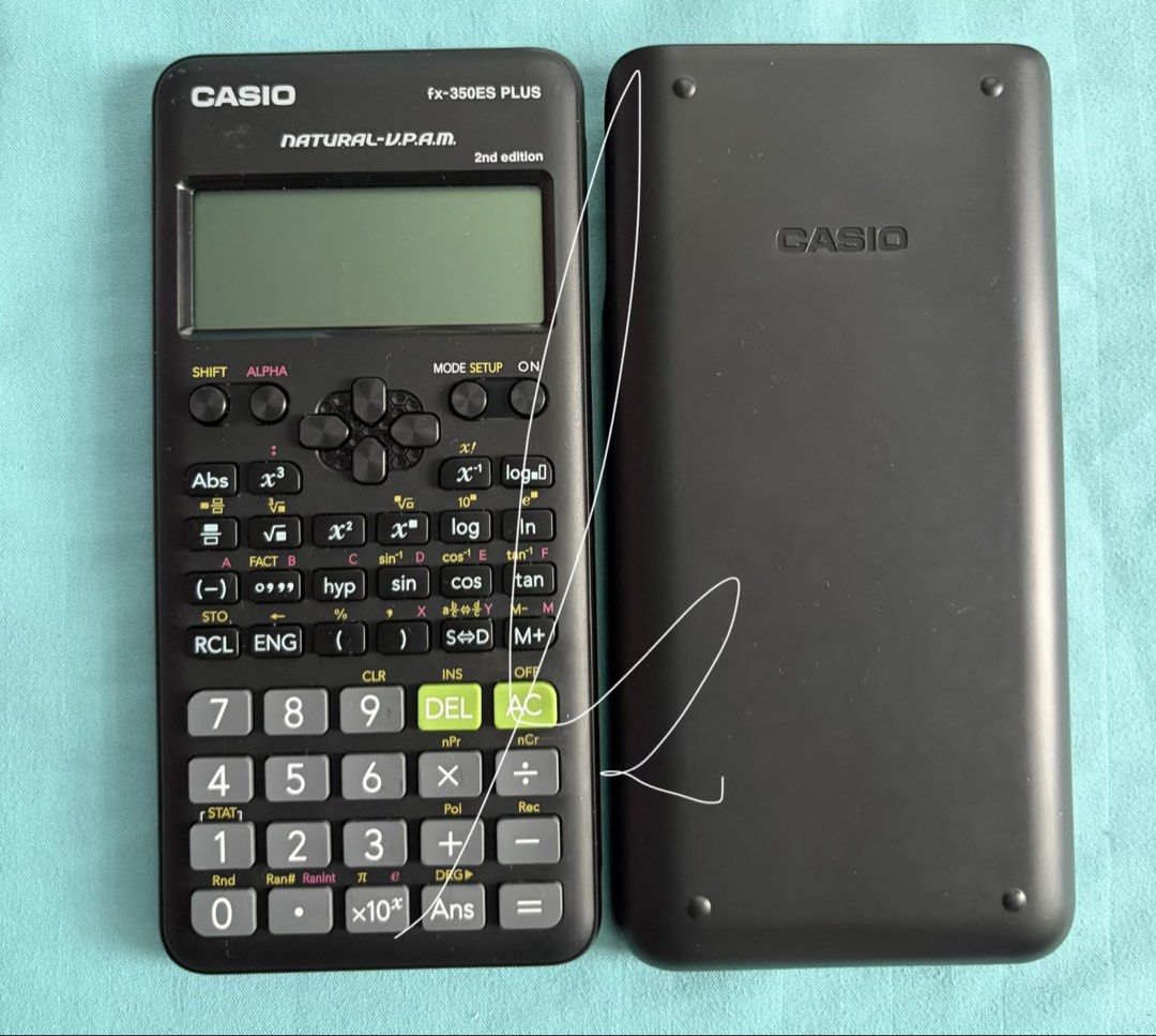 Casio Scientific Calculator FX350ES PLUS (Category: Office & Business Technology) located in Manila. Submitted by seulgifans (Listing ID 1459543235, Image 2). Description: for sale Casio FX350ES Plus !! used only once (board exam this August) - complete inclusions, with box - PRC board exam ✅ - bought for 900 location: Bacoor, Cavite pm for more details !.