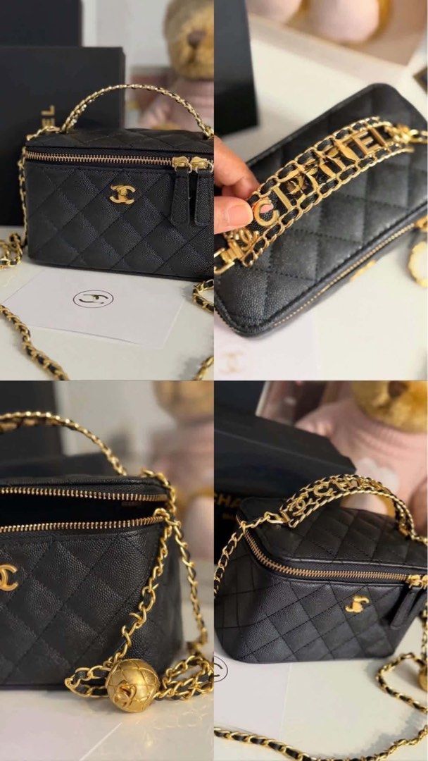 Chanel vanity bag GWP (Category: Purses & Pouches) located in Caloocan City. Submitted by thylina_west24 (Listing ID 1459688729, Image 1). Description: Chanel GWP Vanity Sling Bag — A chic and elegant accessory with a compact design, perfect for carrying your essentials in style. ✨🖤.