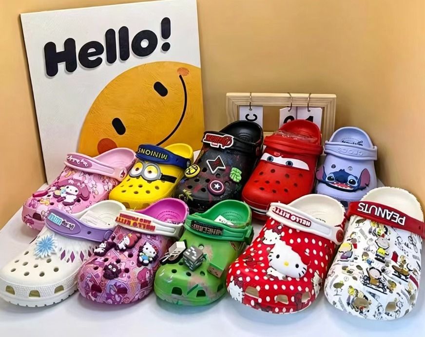 Character Crocs (Category: Babies & Kids Fashion) located in Quezon City. Submitted by trustrade86136 (Listing ID 1459499242, Image 1). Description: 🩴 Character Crocs Add a fun and unique touch to your footwear collection with these adorable character-inspired Crocs! Available in various cute and colorful designs, perfect for everyday wear. 💰 ₱482.00 each 🛒 MOQ: 120 pcs 📉 Mas marami, mas mura! 🛒 Pre-Order Only 🗓️ 3–5 Weeks Lead Time 📌 Code