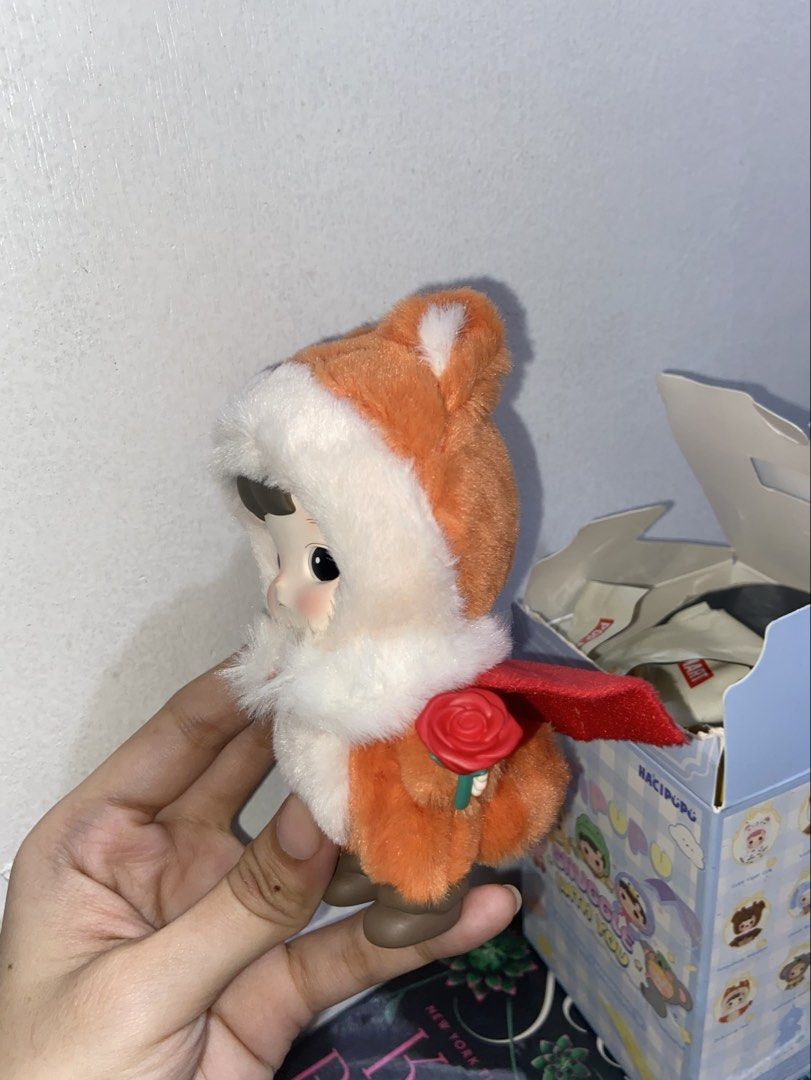 [Charming Fox] hacipupu snuggle with you (Category: Designer & Blind Box Toys) located in Cagayan de Oro. Submitted by avojellybean (Listing ID 1459631511, Image 2). Description: original unsealed hacipupu snuggle with you (charming fox) 🦊🌹 - na tambay lang sa box hindi na na-display hahaha - complete inclusions (box, foil and card) - bought from fullybooked last september 2025 - can also transact thru personal fb for legitimacy 🤗 - PAYO, no C