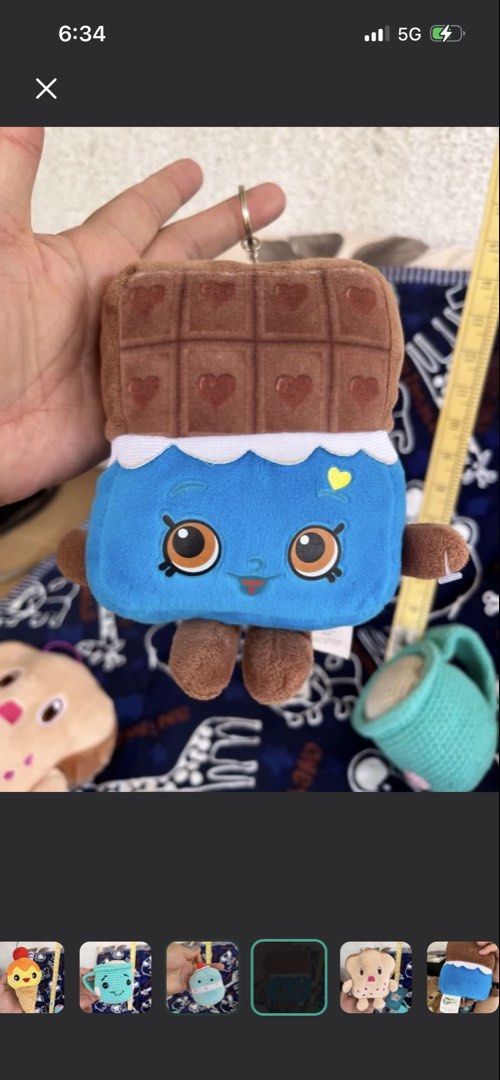 Chocolate bar plush (Category: Plushies & Soft Toys) located in Paranaque City. Submitted by bonsaiart (Listing ID 1459686455, Image 1). Description: Pre owned Good condition 180+sf Payment via GCASH or paymaya No to meetup No to cop / cod Shipping via j&t only.