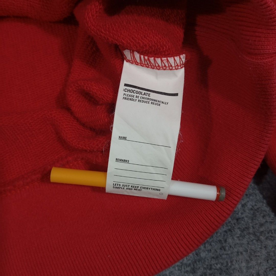 Chocoolate Fullzip Hoodie (Category: Coats, Jackets and Outerwear) located in Taguig. Submitted by sito. (Listing ID 1459616613, Image 3). Description: Chocoolate Fullzip Hoodie Size: Medium Length: 26 Width: 21 Color rate: 10/10 Issue: NONE Excellent Condition This piece is PRIZE, We can deal, Mate! Hit the message so we can Negotiate. 📩 🏷️ : ₱ 349.99 🌏 : We ship worldwide via DHL! For our local customers, we also offer J&T and Lalamove for f