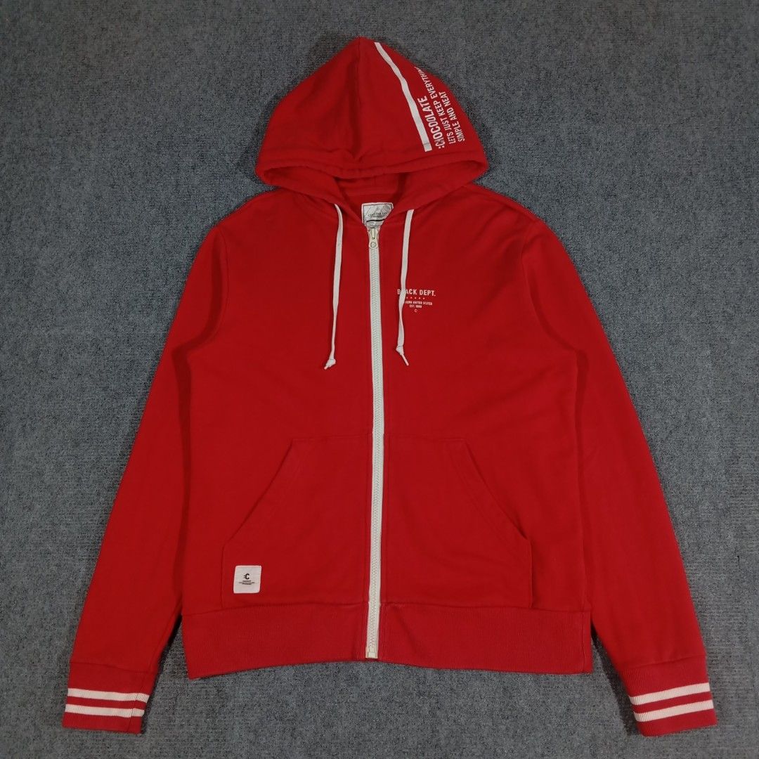 Chocoolate Fullzip Hoodie (Category: Coats, Jackets and Outerwear) located in Taguig. Submitted by sito. (Listing ID 1459616613, Image 1). Description: Chocoolate Fullzip Hoodie Size: Medium Length: 26 Width: 21 Color rate: 10/10 Issue: NONE Excellent Condition This piece is PRIZE, We can deal, Mate! Hit the message so we can Negotiate. 📩 🏷️ : ₱ 349.99 🌏 : We ship worldwide via DHL! For our local customers, we also offer J&T and Lalamove for f