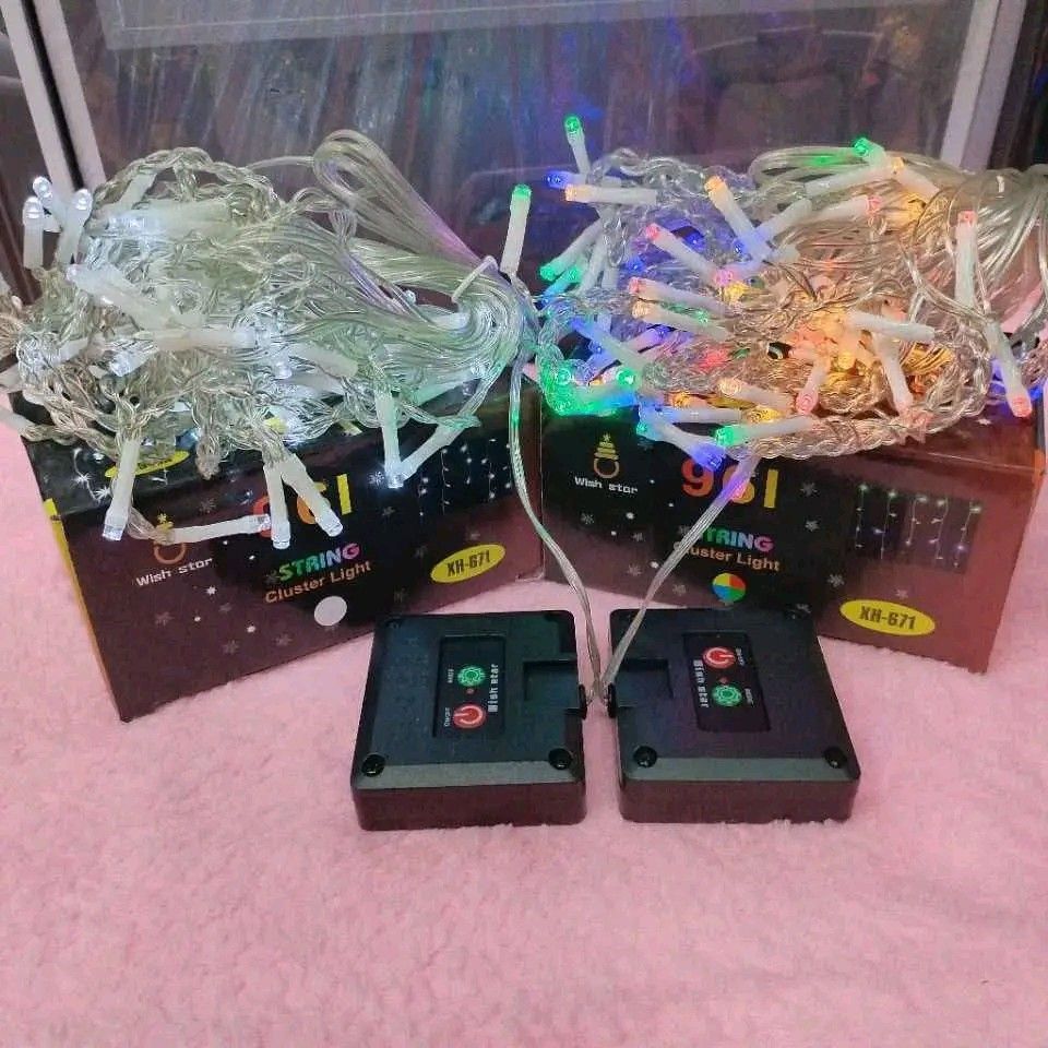 christmas solar lights (Category: Lighting) located in Manila. Submitted by asstditems (Listing ID 1459570837, Image 1). Description: 90 led 290 200 led 380.