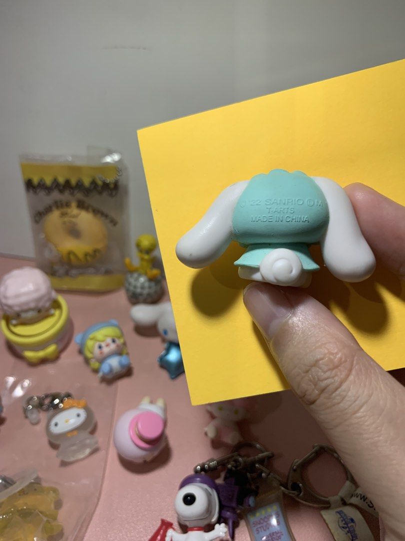 Cinna Cinnamoroll Sanrio (Category: Designer & Blind Box Toys) located in Valenzuela. Submitted by heypapermoon (Listing ID 1459644072, Image 2). Description: Cinnamoroll Sanrio '22 From "My Facorite Color" Series blind box figure Used as display only Preloved item Manage your expectation RFS: declutter Message me here for any question regarding the item .