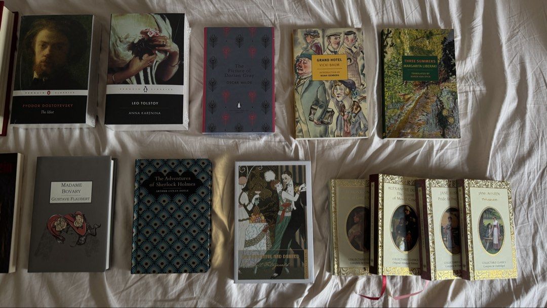 Classics | Hardbounds, Penguin classics, NYRB (Category: Storybooks) located in Manila. Submitted by glnsgrce05 (Listing ID 1459518758, Image 3). Description: Please read! All books are in good condition! Some are brand new (may be sealed or come with tags still) and some are only read at least once. The Three Musketeers (HB) - ₱650 The Idiot (brand new) - sold Anna Karenina (brand new) - sold The Picture of Dorian Gray (brand new) - sold Three S