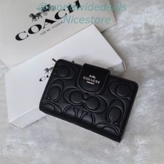Coach Long Wallet men zip Wallet unisex wallet gift set instock