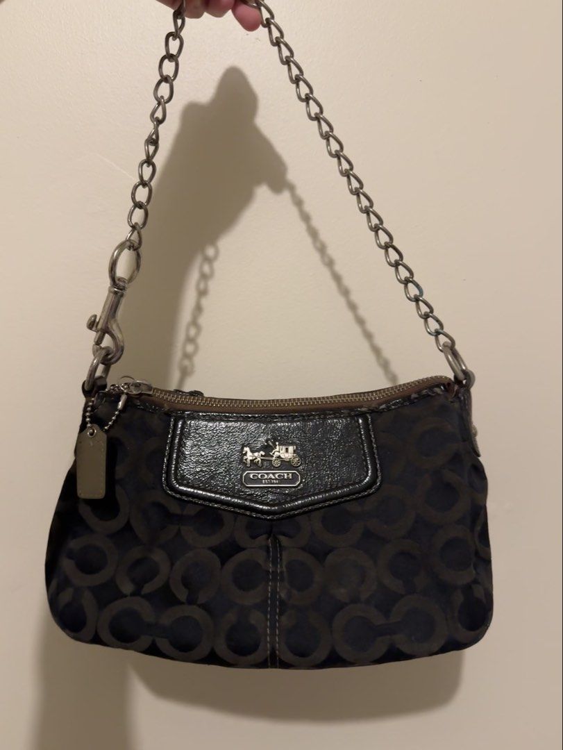 Coach Madison Shoulder Bag (Category: Luxury Bags & Wallets) located in Subic. Submitted by jujucndy (Listing ID 1459572835, Image 1). Description: - bit dirty on the outside & inside but can be cleaned naman - bought from japan - creed is also gone na & the flaws can be seen on the pictures rfs: need money for tuition, price is negotiable but pls not too low. please manage your expectations as this is a preloved bag..