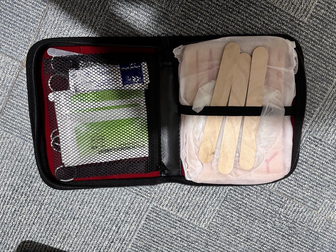 Complete Medical Practice Kit / Basic First Aid Instrument Set with Case (Category: Medical Supplies & Tools) located in Manila. Submitted by cecesprelovedthings (Listing ID 1459528009, Image 3). Description: FOR SALE — Complete Medical Practice Kit Selling this complete medical/practical skills kit, neatly stored in a zippered carrying case. Suitable for students, medical/pharmacy-related practicals, first-aid practice, demonstrations, and skill