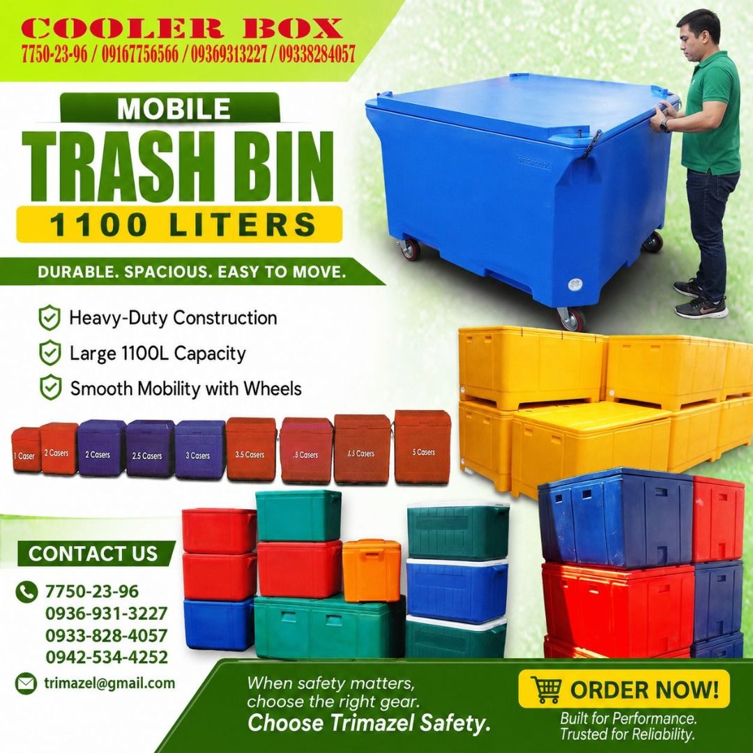 COOLER BOX (Category: Looking For) located in Caloocan City. Submitted by trzlranel271 (Listing ID 1459569456, Image 1). Description: ✅ Guaranteed lowest price ✅ Quality products ✅ Big discount for bulk orders ✅ 100% LEGIT TRUSTED SUPPLIER! ✅ With Complete Legal Documents ✅ BIR Registered We Supply All Kinds Of PPE Supplies, Raincoat, Hard Hat, Cooler Box, Plastic Trash Bin, Road Barriers, Kayak Boats, Crystal Kayak, Traffic Cone, T-Bollards & Al