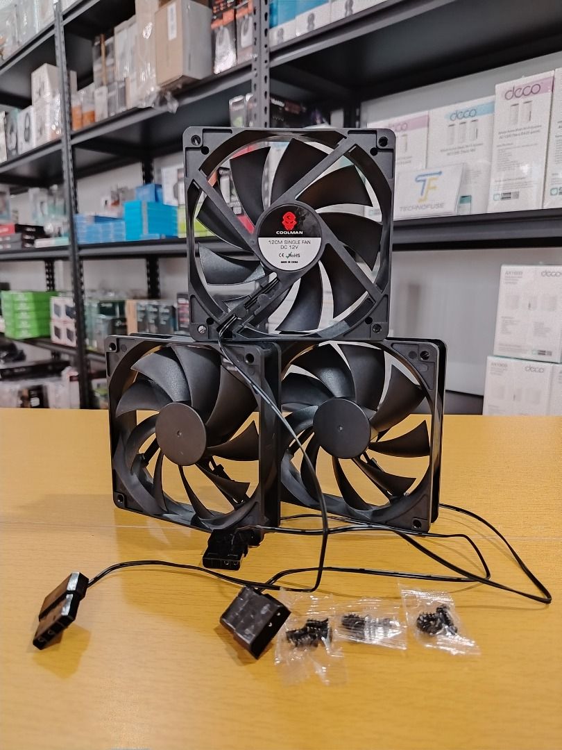 Coolman 12cm Fan Single Black Molex (Category: Computer Parts) located in Pasig City. Submitted by technofuseofficial (Listing ID 1459576583, Image 2). Description: Cooman 12cm Fan Single Black Molex Brand New and Original Items Store Location: 3Rd Floor Unit 303, 604 Shaw Boulevard, Barangay Kapitolyo, Pasig City Same Day Delivery: - Lalamove delivery within Metro Manila - For walk-ins: Always PM first for item availability - We are also open fo