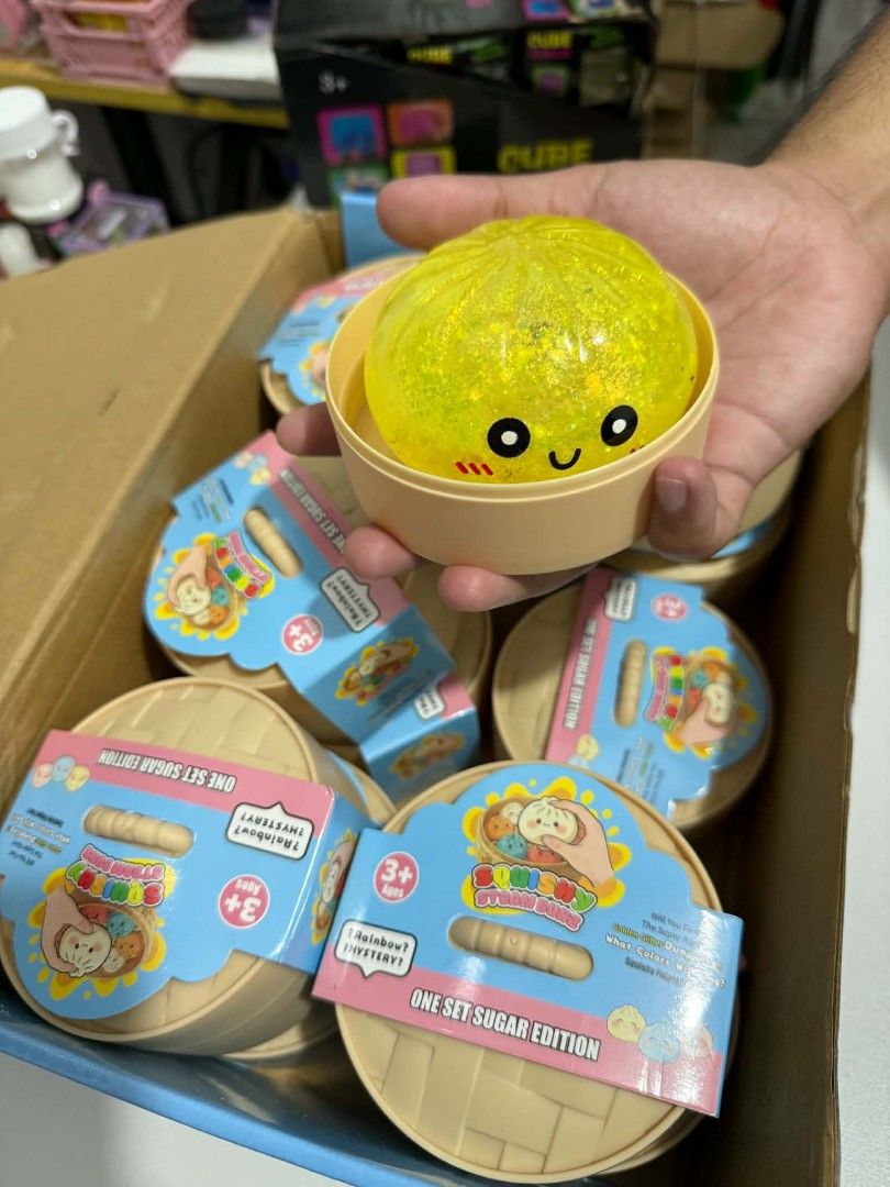 Cube Squeeze, Blink Box Halloween, Sugar Edition, Snickers Squishies (Category: Designer & Blind Box Toys) located in Binangonan. Submitted by rurupalmos70081 (Listing ID 1459666829, Image 2). Description: SET ONLY Dumpling with lights - 1400 Halloween no lights - 1100 Halloween with lights - 1400 Snickers - 1000 Needoh cube glitters - 1000 LOC BINANGONAN RIZAL PWEDE LALAMOVE OR LBC PO. .