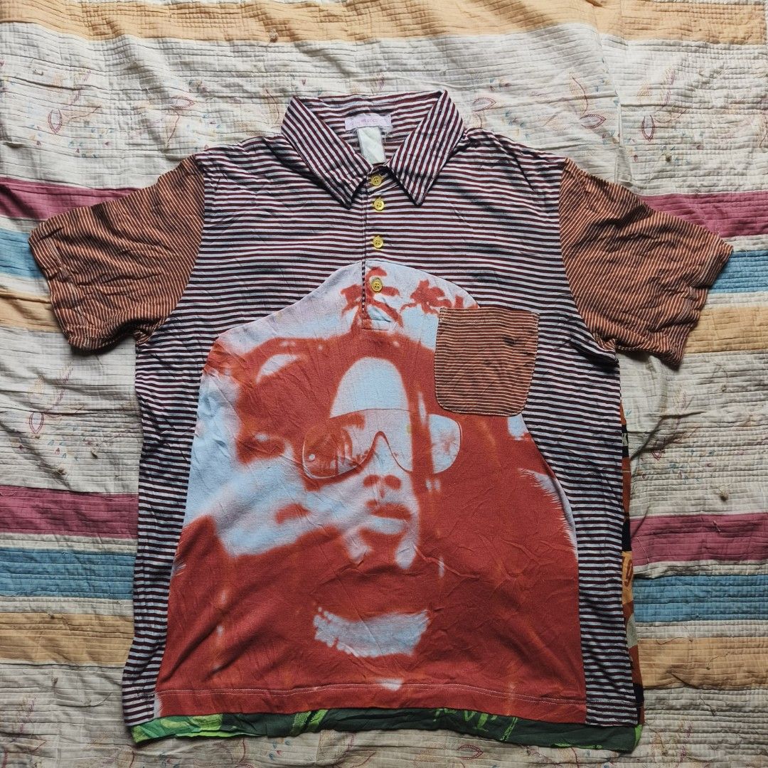 CUSTO BARCELONA POLO (Category: Activewear) located in Manila. Submitted by carlorufo11372 (Listing ID 1459575262, Image 1). Description: Vintage Custo Barcelona Polo with pocket 23.5 x 22.5.
