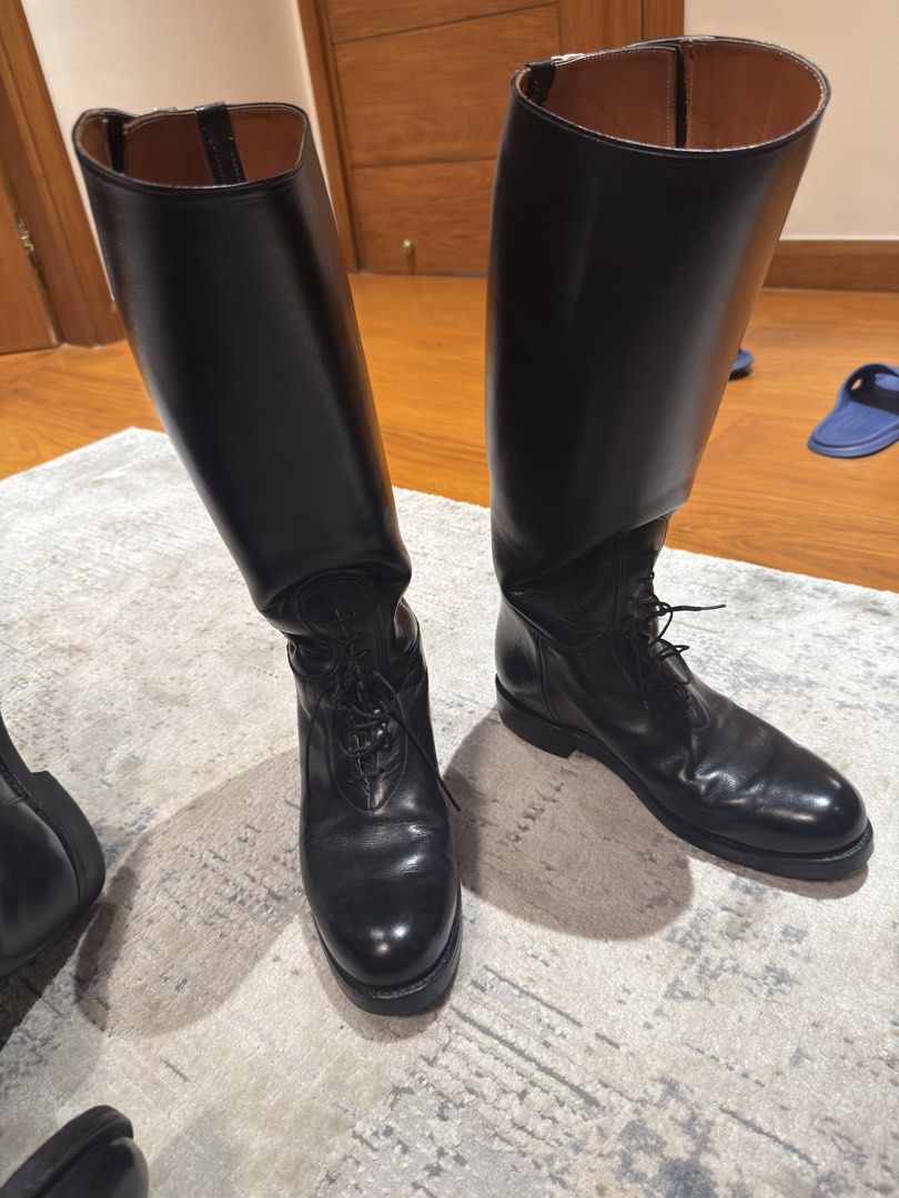 Dehner Motorcycle Cop Patrol Boots (Category: Boots) located in Manila. Submitted by yanglovestoeat (Listing ID 1459545560, Image 2). Description: Full cowhide's leather Please see photos for the measurements..