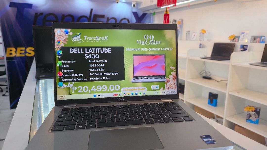 Dell Latitude 5430 TouchScreen (Category: Laptops & Notebooks) located in Manila. Submitted by francissyronald (Listing ID 1459537693, Image 1). Description: selling Dell Latitude 5430 TouchScreen i5 12th gen 16gb ddr4 256gb SSD srp = 20,499 **with freebies ( mouse, laptop sleeve & box ) with 1 year warranty and two weeks replacement.. Free delivery within Metro Manila ( by schedule ) pm me here on messenger or You can also visit the store, "Tren