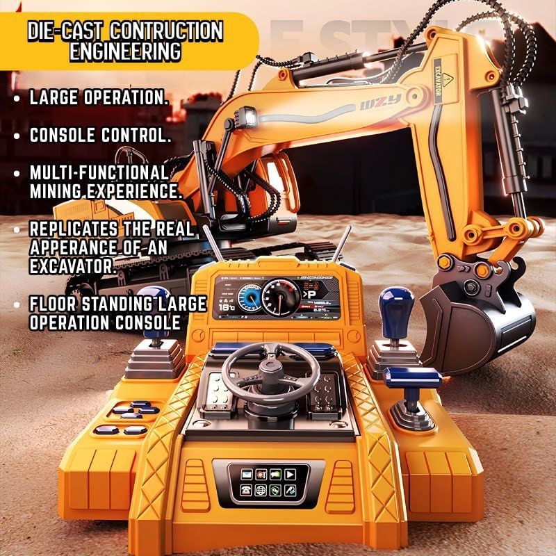 Die Cast Construction Engineering (Category: Construction Tools & Equipment) located in Quezon City. Submitted by tanyachoa (Listing ID 1459575142, Image 1). Description: 🎈need 3 pcs AA battery for remote 3 variations 🎈excavator 🎈tower crane 🎈crawler crane.