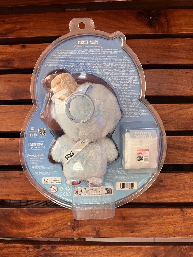Dimoo Snowman Vinyl Plush Blister Pack (Category: Designer & Blind Box Toys) located in Laoag. Submitted by thegreatjunomars (Listing ID 1459530746, Image 2). Description: Dimoo Snowman Vinyl Plush Blister Pack Sealed Php 1,550 Pop Mart Membership Exclusive.