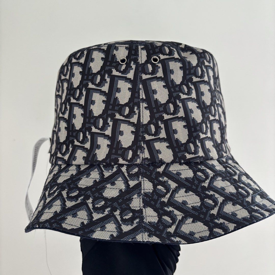 Dior Teddy-D Reversible Bucket Hat (Category: Luxury Accessories) located in Taguig. Submitted by slggg (Listing ID 1459527925, Image 2). Description: Authentic Dior Teddy-D Reversible Bucket Hat Brand New. Size 57 - Made in Italy - With Box and felt paper - Comes with original tags Meet Up: Taguig/BGC Area.