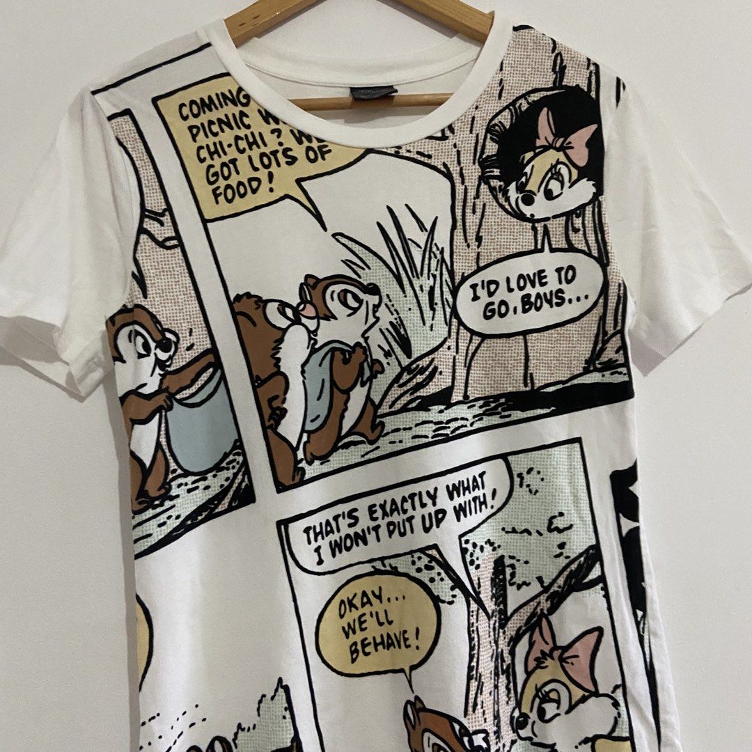 Disney AOP x GU Shirt (Category: Shirts) located in Angeles City. Submitted by eriellynnthrifts (Listing ID 1459546677, Image 2). Description: 18x24 M on tag Good Condition. See photo for details 230 Angeles City Pampanga.