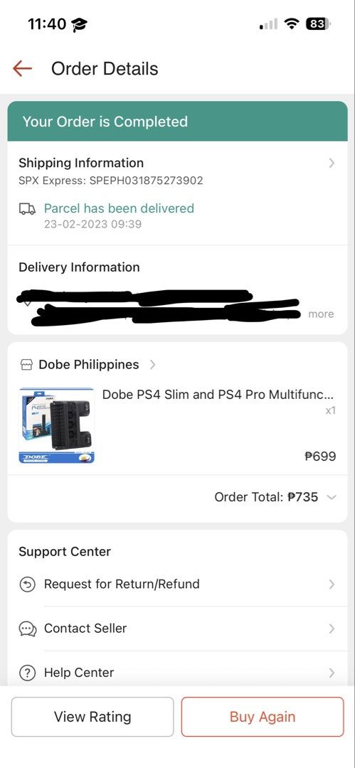 DOBE PS4 Slim Pro Multifunctional Cooling Charging Dock (Category: PlayStation) located in Castillejos. Submitted by anthony88888 (Listing ID 1459577197, Image 3). Description: - Charges up to 2 PS4 Slim/Pro controllers simultaneously. - Built-in cooling fans to prevent overheating. - Connects easily via USB. - Keeps your controllers charged and ready for action..