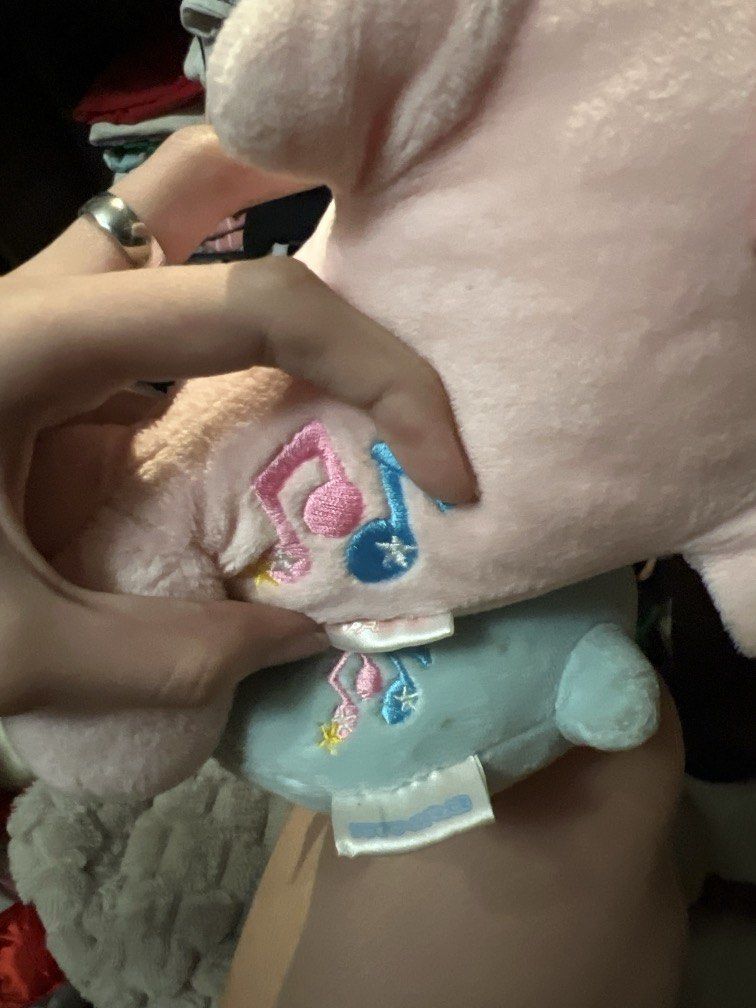 Dolphin Pink and Blue Plush Toy (Category: Plushies & Soft Toys) located in Manila. Submitted by erickalago (Listing ID 1459623099, Image 3). Description: BUNDLE ( 200 if isa) loc: Manila.