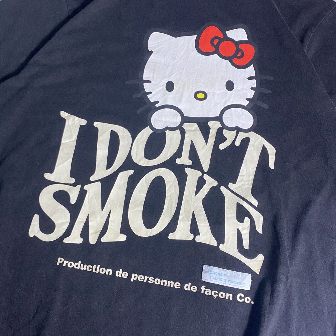 Donsmoke X Hello Kitty Tee (Category: Tshirts & Polo Shirts ) located in Manila. Submitted by knives.finds (Listing ID 1459676848, Image 2). Description: Donsmoke 23 x 30 NO ISSUES 500 +SF .