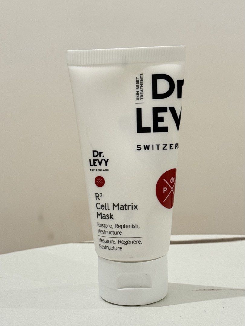 Dr Levy Switzerland - R3 Cell Matrix Mask (Category: Face Care) located in Quezon City. Submitted by quirksandcurls (Listing ID 1459685712, Image 1). Description: The R3 Cell Matrix Mask restores, restructures, replenishes the skin in 20 minutes. Use on the face and on eye contours. Ophthalmologically tested..