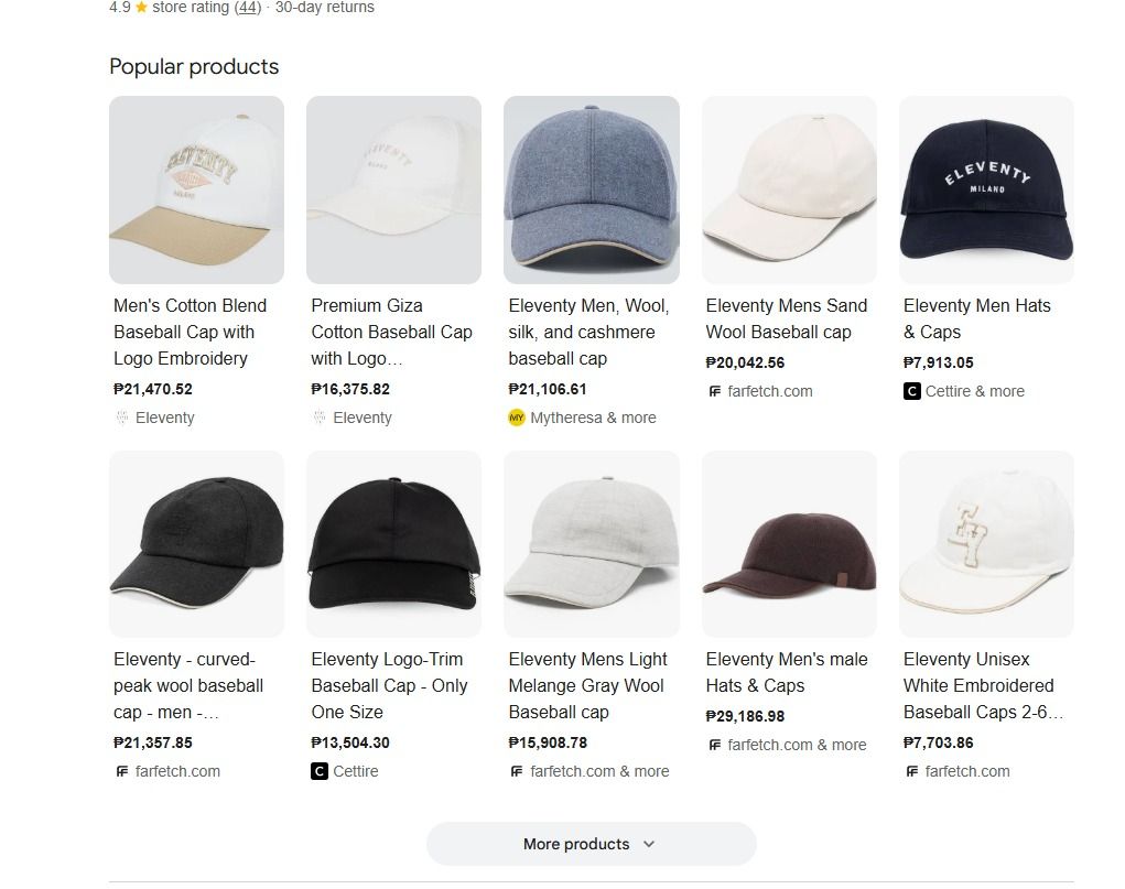 Eleventy Linen-blend Baseball Cap (Category: Caps & Hats) located in Antipolo. Submitted by bentakahitanoano (Listing ID 1459408274, Image 2). Description: Eleventy Linen-Blend Baseball Cap, a premium piece that showcases the Italian brand's commitment to "smart luxury" and refined, minimalist style Still in good shape Worn a few times Average Retail Price: Typically ranges from $250 to $485 USD (approx. ₱14,000 to ₱27,000 PHP) Tags: Zegna, Brion