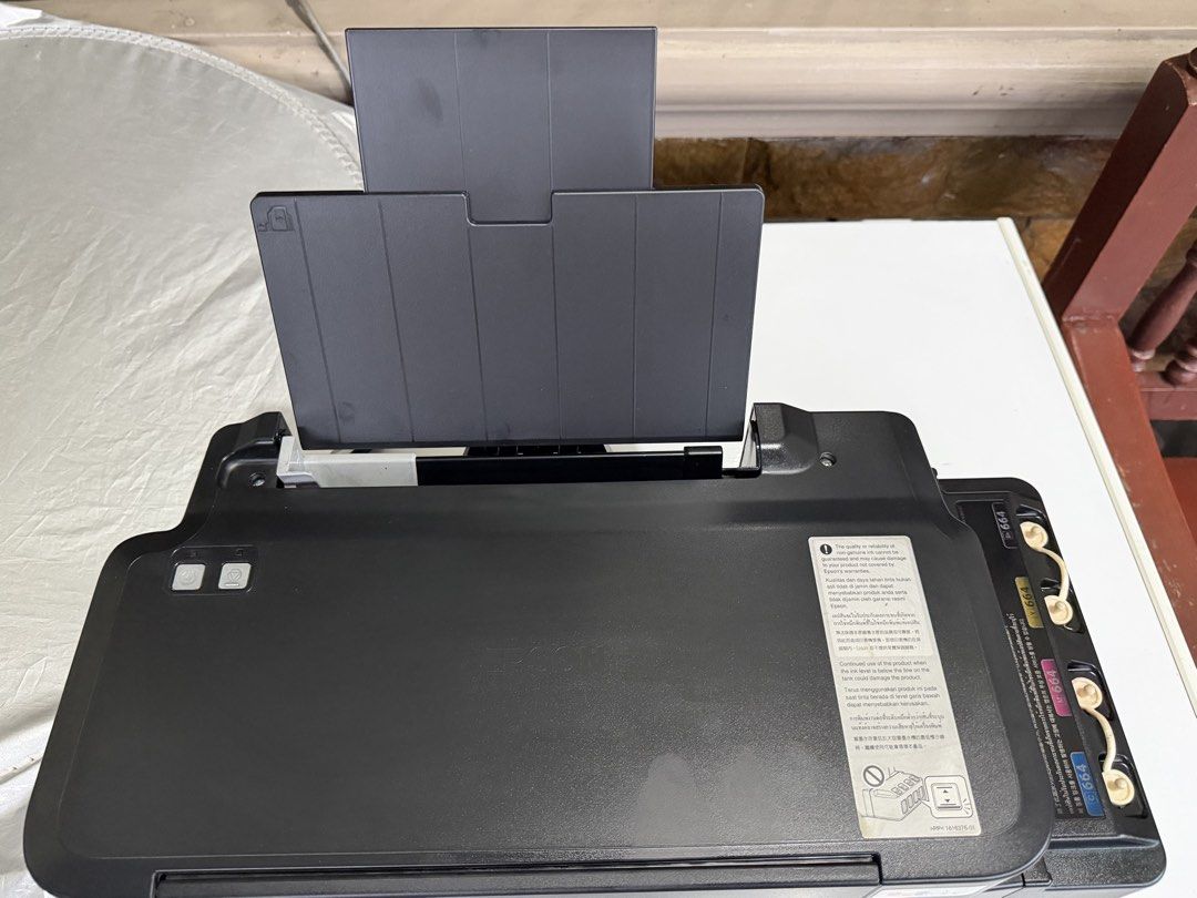 Epson l120 (Category: Printers, Scanners & Copiers) located in Manila. Submitted by jonathansamaniego (Listing ID 1459522990, Image 3). Description: Epson L120 printer With cables Dye ink No issue Bataan area only Pag malayo kayo pickup .