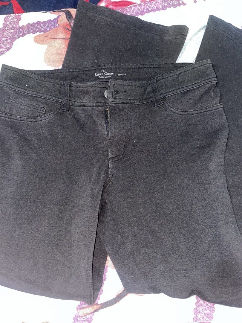 Faded Glory Bootcut Jeans - Black (Category: Jeans) located in Quezon City. Submitted by j__valley (Listing ID 1459626227, Image 3). Description: material: cotton blend w stretch w: 25 inches l: 13 inches good for formal wear .