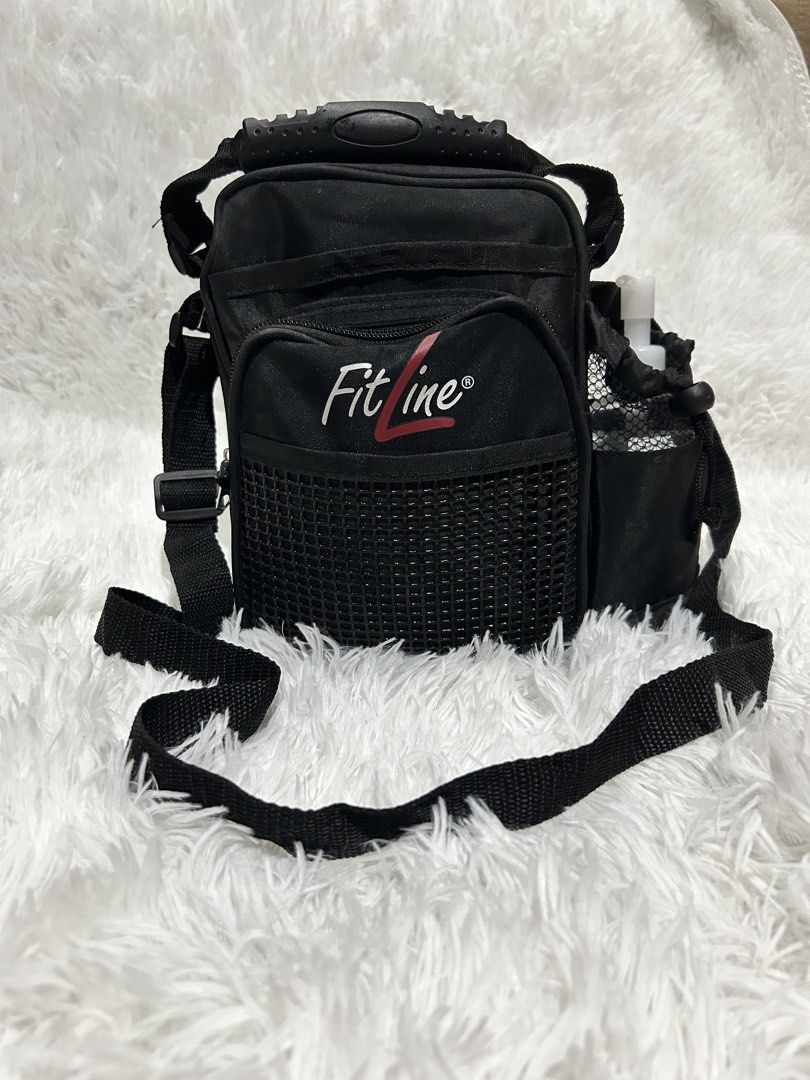 Fitline Sling Bag (Category: Sling Bags) located in Pasig City. Submitted by minminreyn (Listing ID 1459653776, Image 1). Description: Fitline Bag With tumbler pocket 4 compartment No Major Issue What you see is what you get Cavite or Qc.
