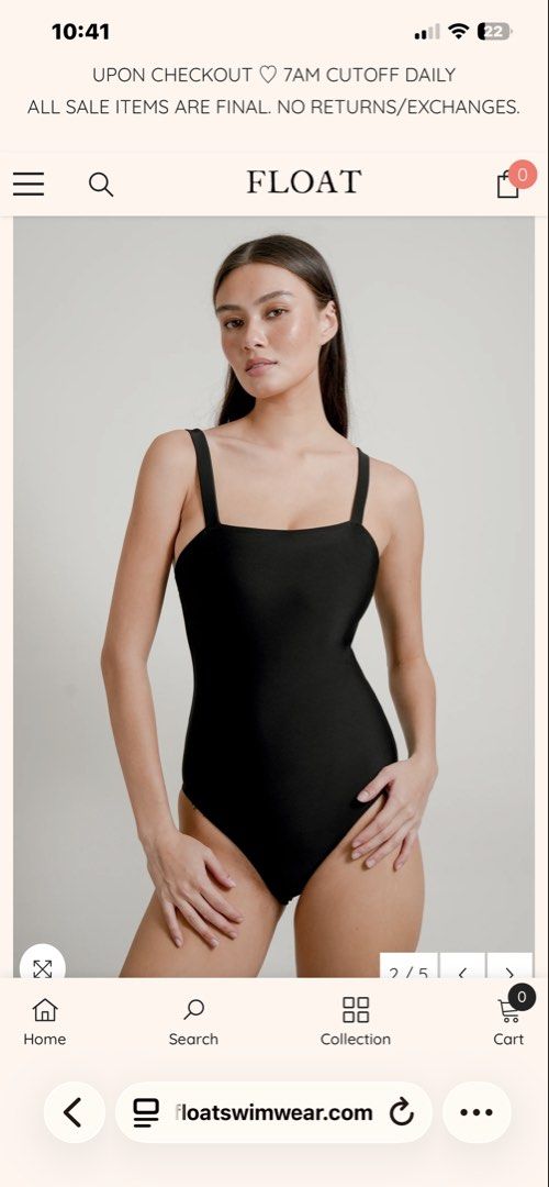 FLOAT Malia Jumper Black One Piece Swimsuit Square Neck (Category: Bikinis & Swimsuits) located in Quezon City. Submitted by witchinthecity (Listing ID 1459636163, Image 1). Description: - Classic black one-piece swimsuit by FLOAT -used only once in Maldives -RFS: doesn’t fit my body type -Size Small -Original price 3450.