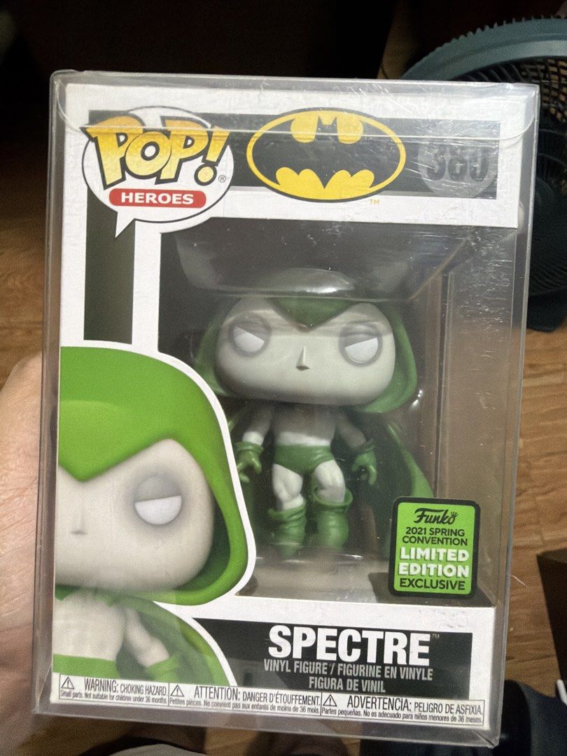 Funko Pop! Spectre SCE #360 (Category: Designer & Blind Box Toys) located in Taguig. Submitted by migsonpops (Listing ID 1459560599, Image 1). Description: 📦 Includes a used protector 📸 PM me for additional photos. 🚚 Shipping via Lalamove or LBC (shipping fee to be shouldered by the buyer). 💳 Payment via GCash. 📍 Meetup or pickup: Taguig City.