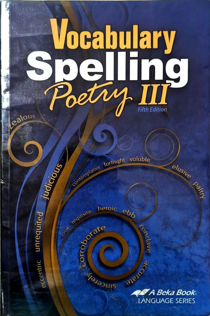 Grade 9 Vocabulary Supplementary Book (Category: Looking For) located in Bacoor. Submitted by usefulfinds (Listing ID 1459624747, Image 1). Description: in good condition, with markings A BEKA BOOK: Vocabulary, Spelling, and Poetry 3 (fifth edition) Delivery fees will be shouldered by the buyer..