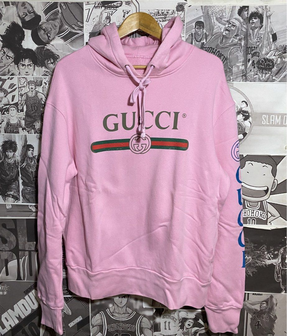 GUCCI DRAGON EMBROIDERED SCRIPT LOGO ON SLEEVES HOODIE (Category: Luxury Apparel) located in Polomolok. Submitted by SafeThrift (Listing ID 1459636245, Image 1). Description: GUCCI DRAGON EMBROIDERED SCRIPT LOGO ON SLEEVES HOODIE EXCELLENT NO ISSUES CUT NECK TAG WITH WASH TAGS AUTHENTIC 9.5|10 COLOR RATE 24 WIDTH 28 LENGTH SMALL ON TAG LARGE FRAME.