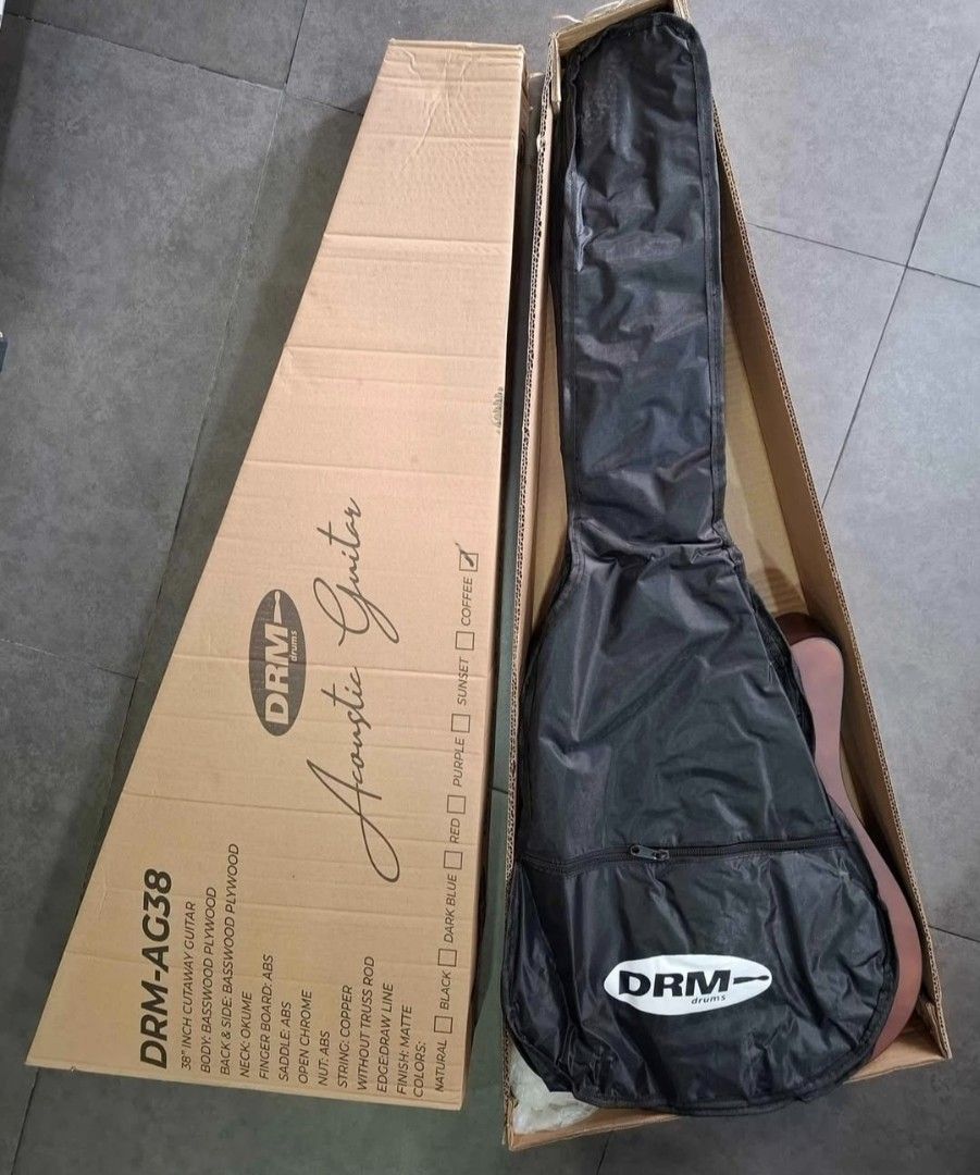 Guitar acoustic (Category: Musical Instruments) located in Quezon City. Submitted by bellemarketing (Listing ID 1459555418, Image 3). Description: Brand new acoustic guitar for sale Brand new For pick up @ Q.C.