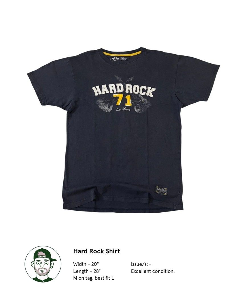 Hard Rock Shirt (Category: Tshirts & Polo Shirts ) located in Rizal. Submitted by otits.thrift (Listing ID 1459521826, Image 1). Description: .