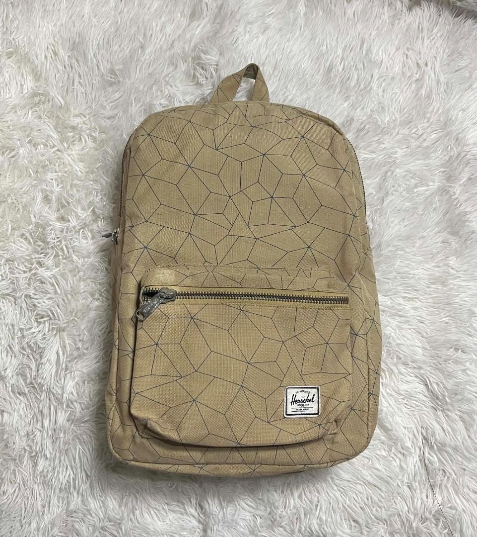 Herschel Khaki Classic Backpack, (Category: Backpacks) located in Manila. Submitted by senggggg. (Listing ID 1459663156, Image 1). Description: good condition working zip minimal sign of use need wash check detail and size.