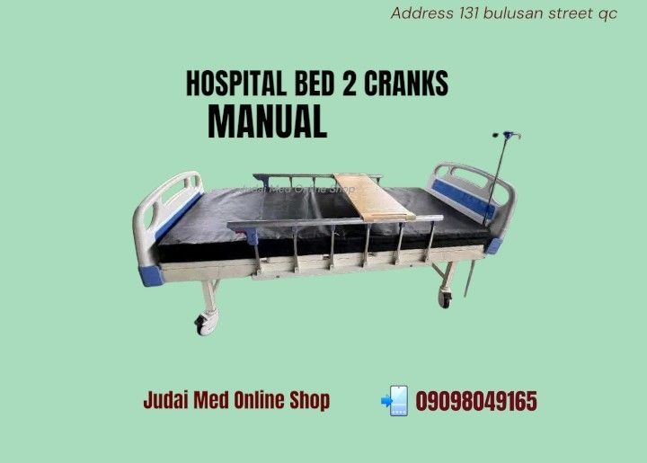 Hospital bed 2 cranks manual (Category: Medical Supplies & Tools) located in Quezon City. Submitted by judaimedonlineshop23 (Listing ID 1459673567, Image 1). Description: ✨AVAILABLE ITEMS📣📣📣 📍Hospital Bed 2 Cranks Manual ✅️ONHAND ✅️BRANDNEW ✅️HIGH QUALITY ✅️OPEN FOR PICK UP & DELIVERY ✅️LIFETIME FREE SERVICE ●We do ship nationwide. ●We do same day Delivery to nearby provinces. PAYMENT OPTION; ●Cash On Delivery ●Gcash ●Gotyme,MAYA,PALAWAN PAY 