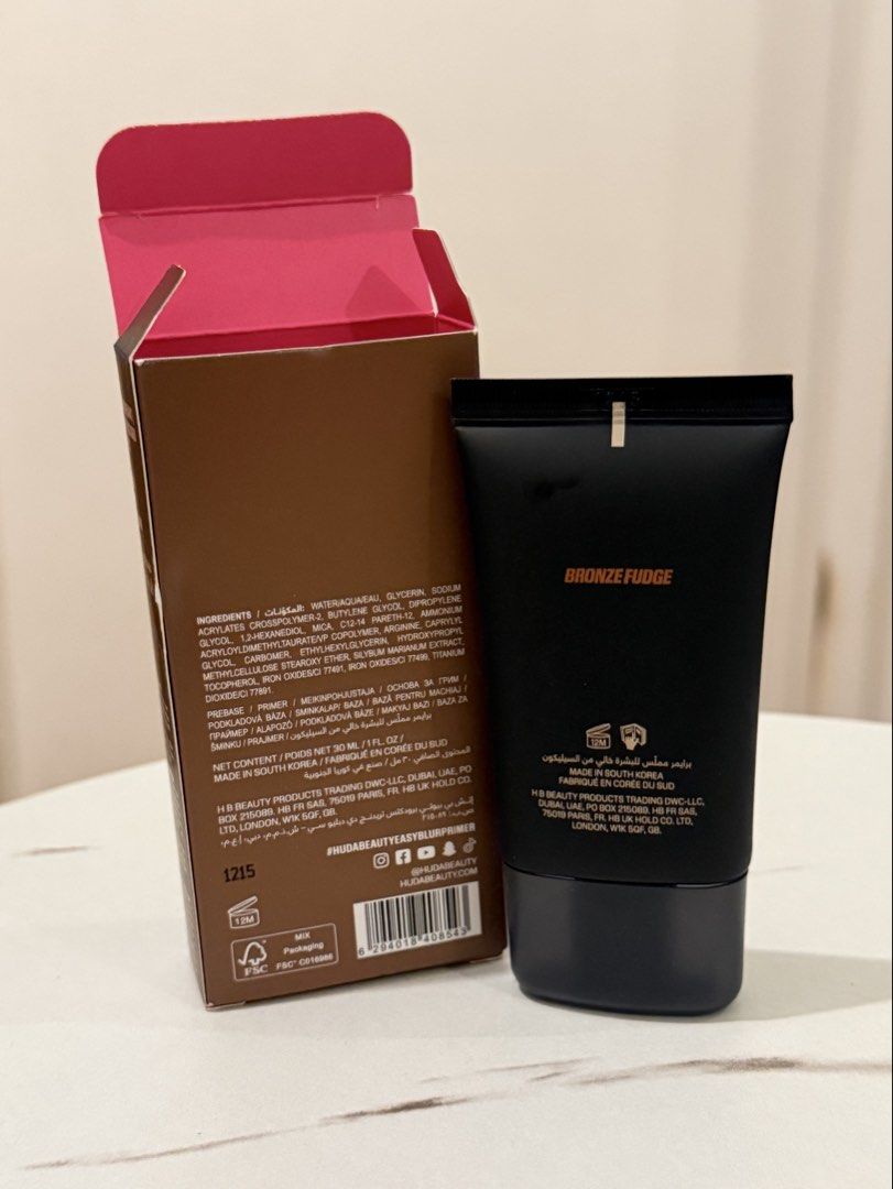 Huda beauty easy blur primer (bronzefudge) (Category: Makeup) located in Quezon City. Submitted by quirksandcurls (Listing ID 1459618839, Image 3). Description: .