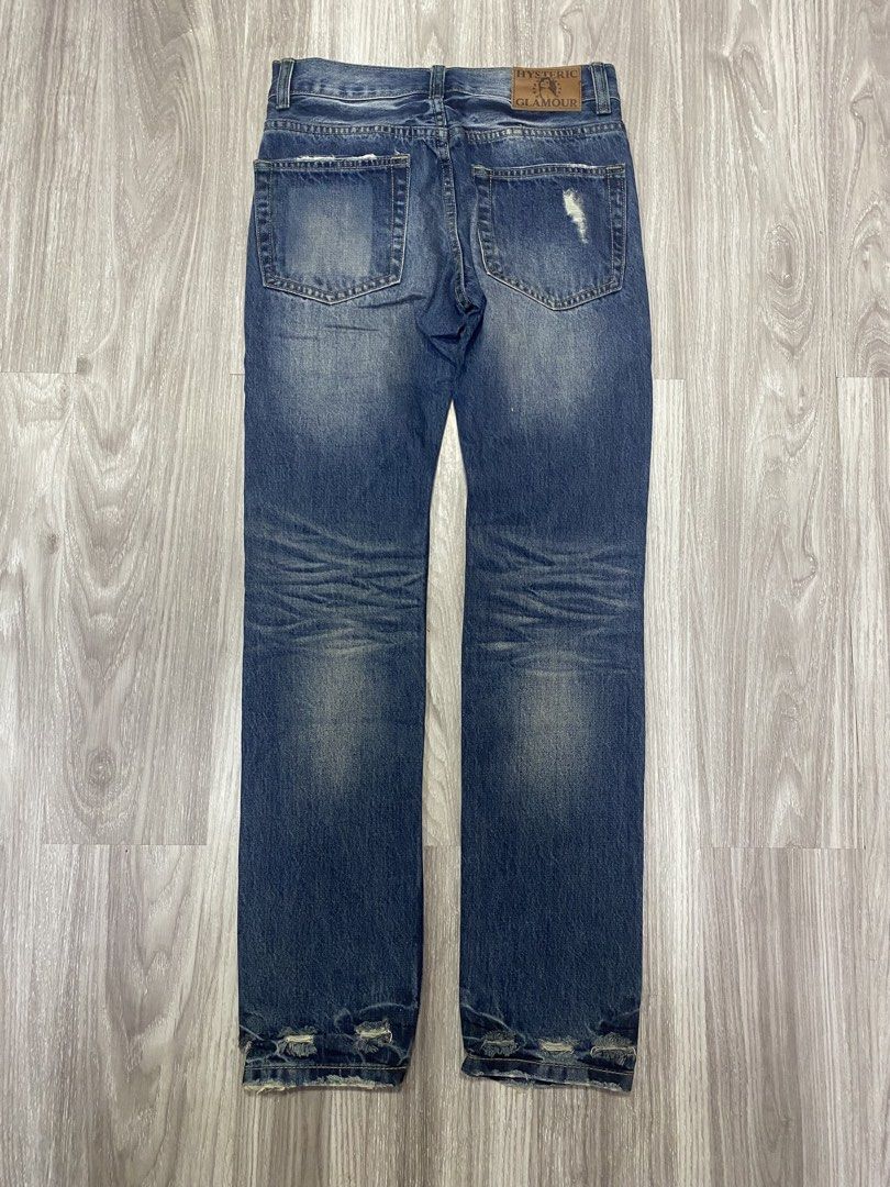 Hysteric Glamour Pants (Category: Jeans) located in Digos. Submitted by grailz.find (Listing ID 1459492401, Image 2). Description: Hysteric Glamour Pants buttonfly Excellent condition No issue Tattered design.