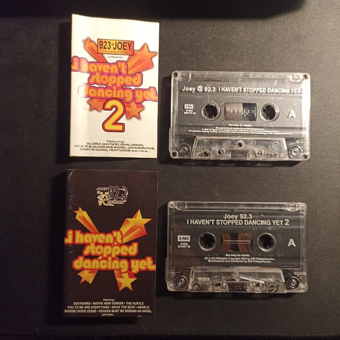I Haven't Stopped Dancing Yet Bundle Cassette Tape (Jackson Five, KC & TSB, EWF, Chic, etc.) (Category: CDs & DVDs) located in Las Pinas. Submitted by kanzakiro (Listing ID 1459626635, Image 1). Description: Condition: - Inlay: VG++/VG+ Tape: VG++/VG++ - No molds - Fully tested and play well on both sides - Cases are not graded and may have cracks, scratches, or signs of aging No to COD / COP No reservation and first to pay basis. Loc: Las Piñas 