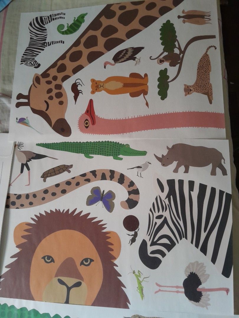 Ikea 3 sheets cabinet wall sticker (Category: Kids Wardrobes & Storage) located in Makati City. Submitted by mylynmylyn (Listing ID 1459499700, Image 1). Description: brandnew area-Palanan Makati.